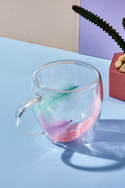 Perotti Double Feather Double Wall Mug 250 ml