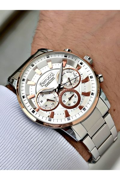Ferrucci Funciton Multi Function 3 Atm Waterproof Men's Wristwatch