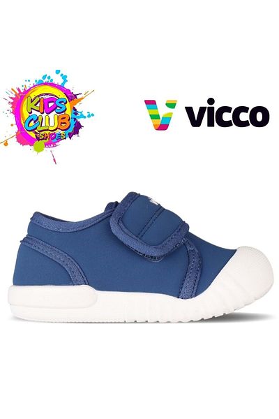 Vicco Main First Step Baby Orthopedic Children's Sports Shoes Navy Blue