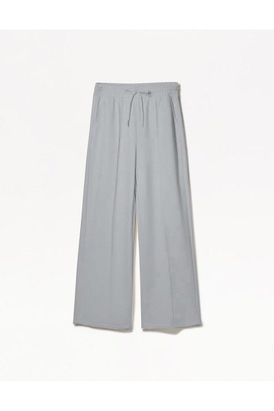 The Champ Clothing Women's Wide Leg Tailored Modal Fabric Trousers