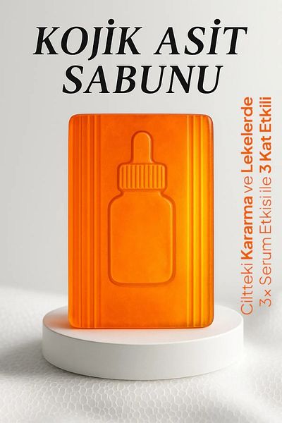 Buket Seval Kojiso Kojic Acid Soap, Anti-Blemish Kojic Acid Soap With Turmeric And Kojic Acid Effect