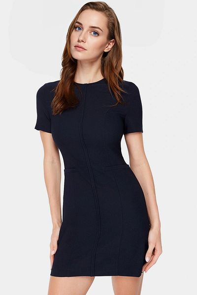 PayBuy Stylish Mini Dress Bodycon Fit Crew Neck Polyester Summer Casual Perfect Fit
