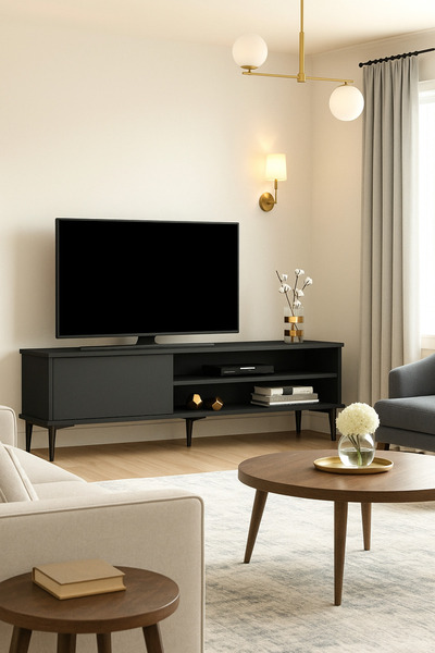 alinadizaynmobilya Lion Tv Ünitesi Antrasit