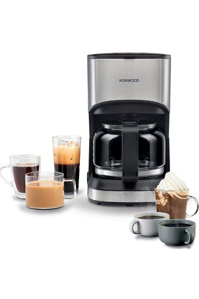 Kenwood 6 Cups Coffee Makers, 550 W, Black/Silver, CMM05.000BM