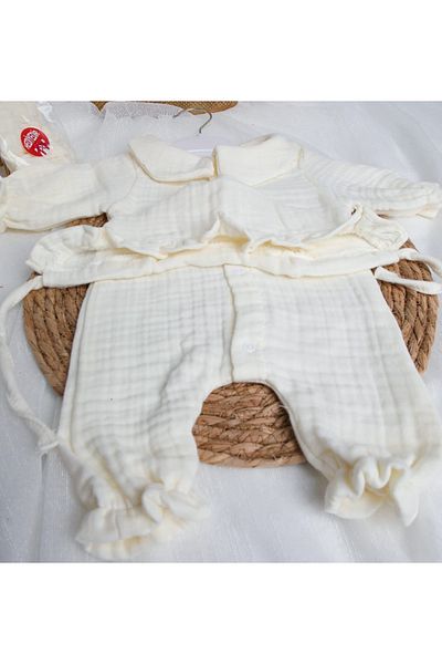 CDE Triple, Baby Collar Hospital Release Jumpsuit