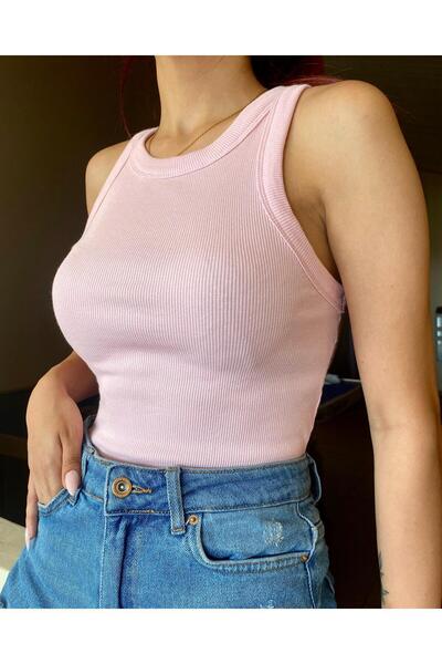 ulslu Halter Yaka Fitilli Kaşkorse Atlet