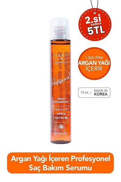 Jigott Jigott Professional Argan Hair Ampoule - 13ml Hair Care Serum