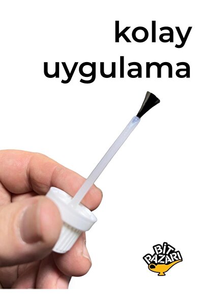 Flea Market Ahşap Rötuş Boyası - CEViZ - 25ml , Fırçalı Cam şişede