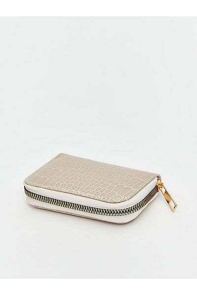LC Waikiki Lcw Eco Leather Look Crocodile Patterned Women's Wallet (S5)
