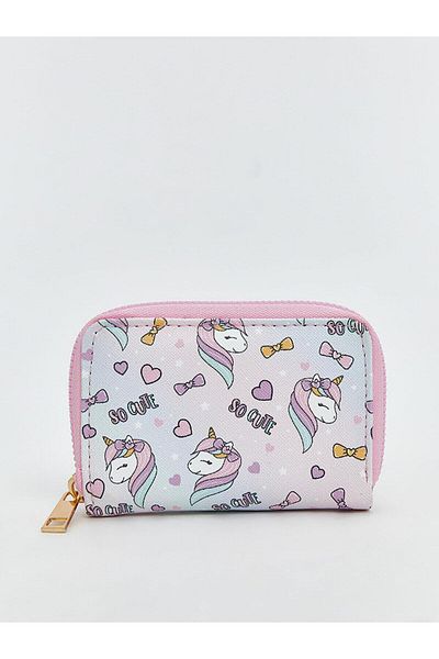 LC Waikiki LCW ECO портфейл с цип за момичета с щампа (S5)