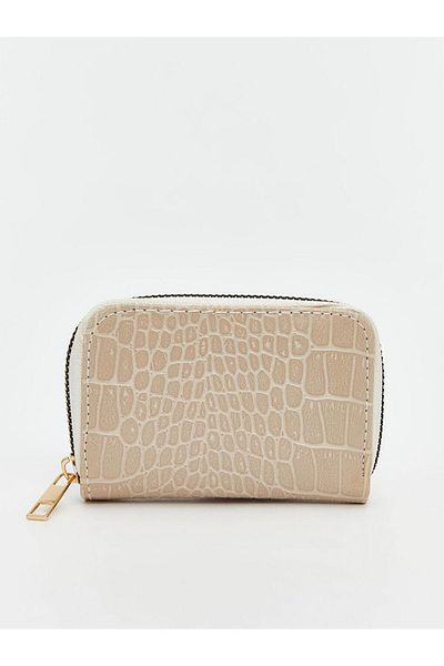 LC Waikiki Lcw Eco Leather Look Crocodile Patterned Women's Wallet (S5)