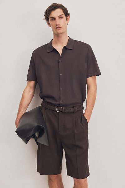 H&M Regular Fit Fine-knit shirt