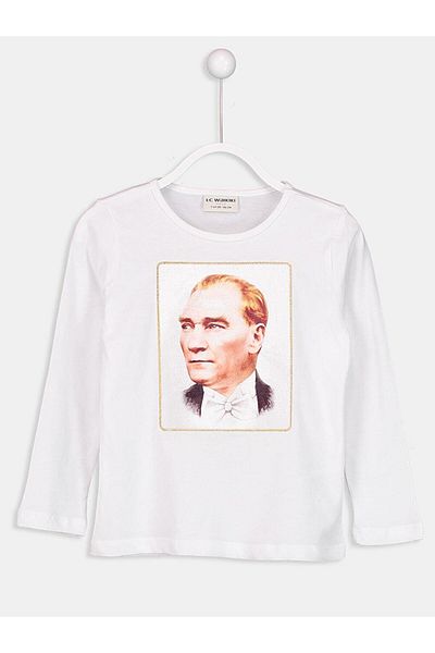 LC Waikiki Тениска с щампа на Ататюрк (0S)