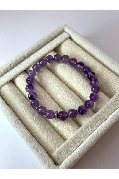Sol Pige Amethyst Natural Stone Bracelet