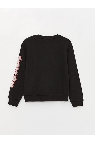 LC Waikiki Crew Neck Printed Long Sleeve Girls Sweatshirt (W3)