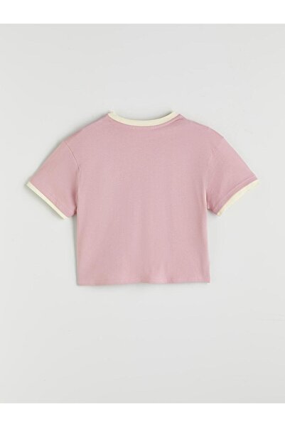 LC Waikiki Crew Neck London Printed Girl's T-Shirt and Shorts (S5)