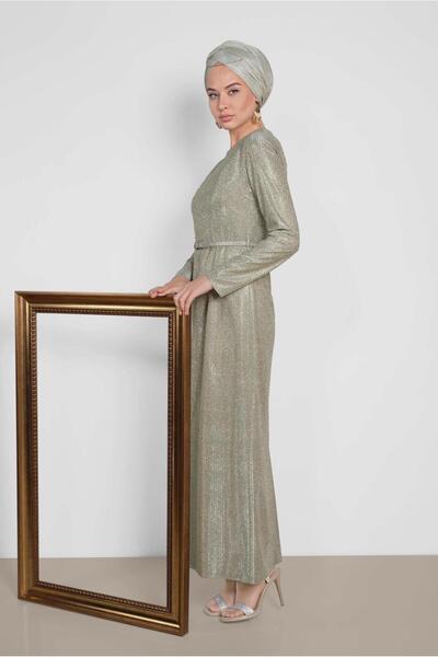 Alvina Simple Belt Dress 4101