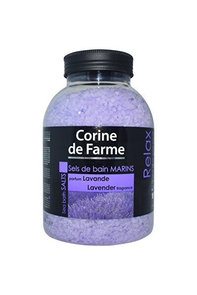 CORINE DE FARME Bath Sea Salt Lavender 1.3 Kg – Relaxing Spa Soak With Natura...