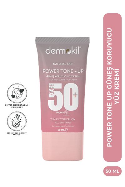 Dermokil Power Tone-Up 50+Spf Sunscreen Face Cream