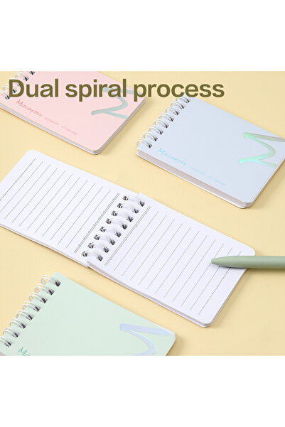 Deli EN403-A7 Spiral Notebook A7 60 Sheets 70gsm 7mm line – ideal for on-the-go notes