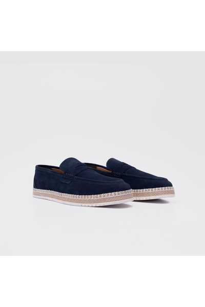 TOGO Lacivert Erkek Espadril Loafer Ayakkabı [052305]