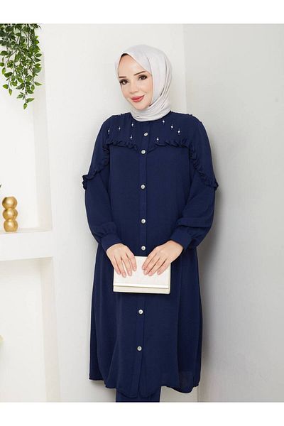 BURCU TESETTÜR 1315 Front Button Suit