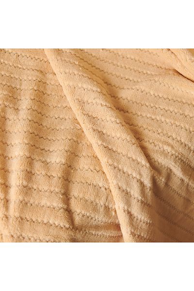 Nuvomon Wellsoft Beige Sofa Shawl - 120x165 cm