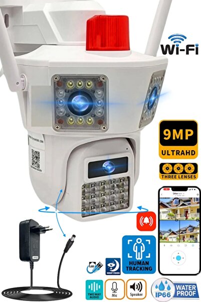 O-KAM Okam 3033 3 Kameralı | 9mp | Wifi | Yeni Nesil Yapay Zeka | Insan Algıl...