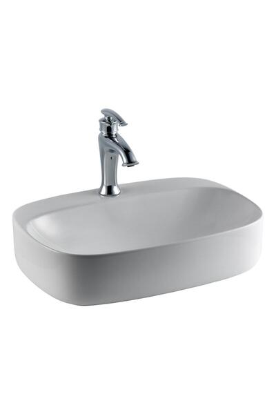 LENA E-2102 Tezgah Üstü Porselen Lavabo