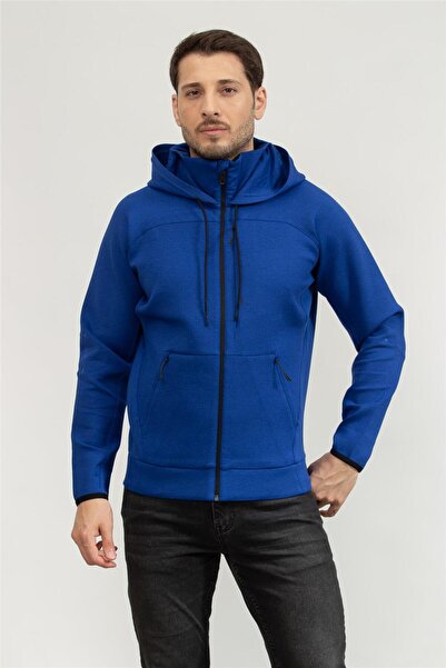 BOSS Erkek Fermuarlı Sweatshirt