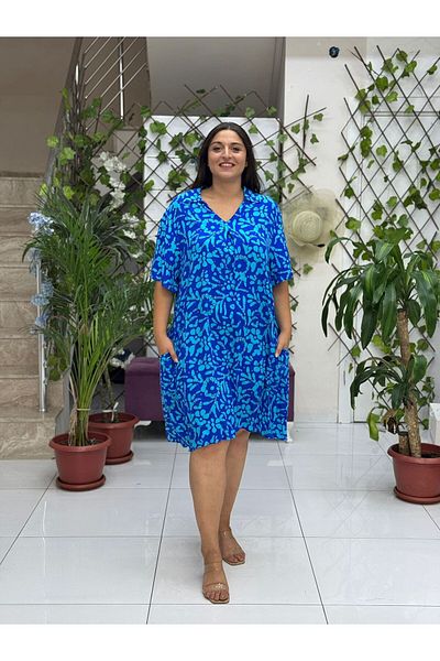 Punta Otantik Rm18122 Viscose Roman Dress