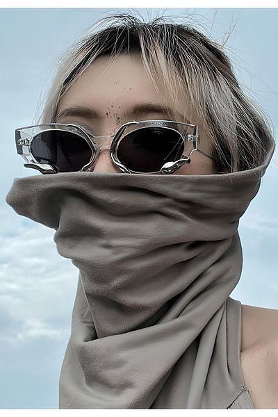 REN EYEWEAR نظارات شمسية على شكل ثعبان مع إكسسوارات على شكل ثعبان للجنسين /