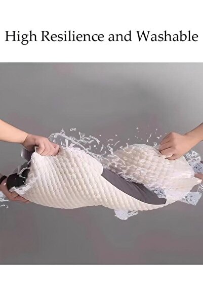 Generic Super Comfort Ergonomic Pillow for Neck Head and Shoulder Pain Relief