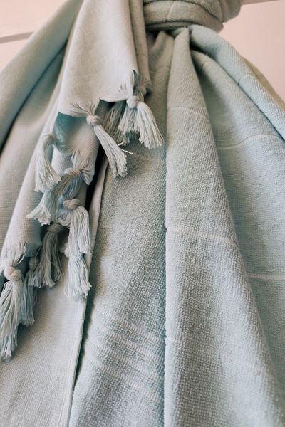 Sevim Towel Peshtemal 90X170Cm - Soft and Highly Water Absorbent - 100% Cotton-Mint