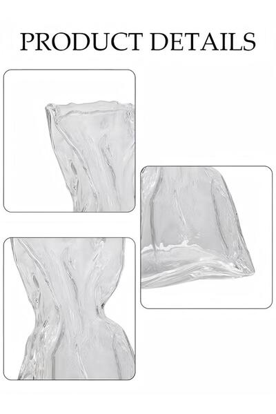 Generic Ins Style High-End Vase Transparent Hydroponic Flower Arrangement Creative Glass Vase Ornament