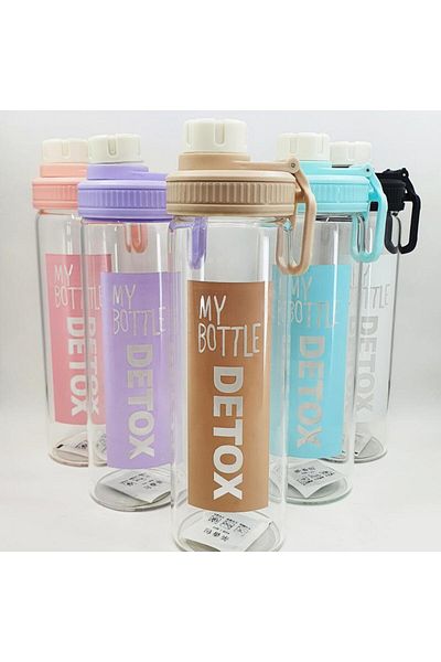Hediye Kesesi My Bottle Detox Glass Bottle 550 ml