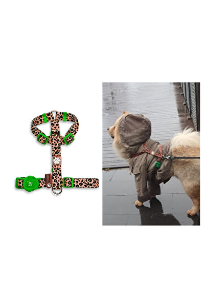 IG Design Geri Dönüştürülmüş Desenli H Tipi Göğüs Tasması