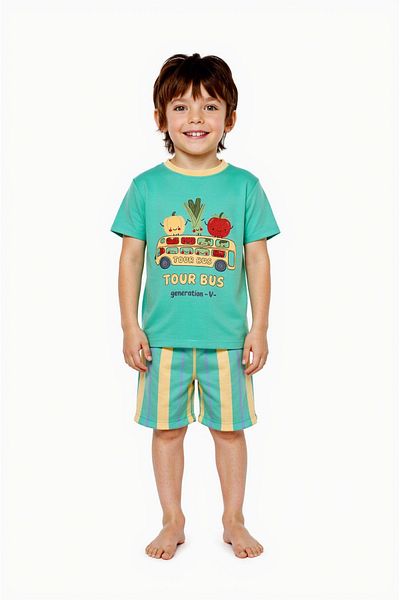 Penti Boy's Generation Multicolored 2-Piece Pajama Set