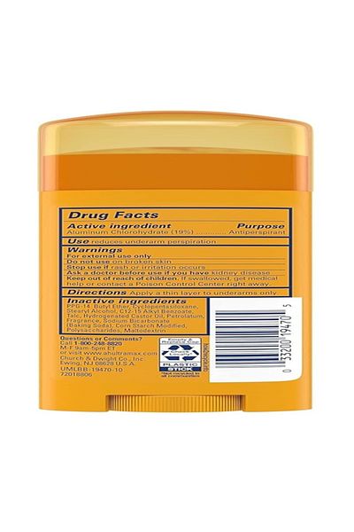 Arm&Hammer A&H Ultra Max Deo Stick Powder Fresh 73Gm