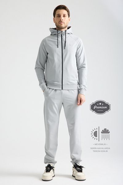 Shooter Sportswear Σετ ανδρικής φόρμας Elite Class Εποχιακή Άνετη Εφαρμογή με Κουκούλα και Μανσέτες