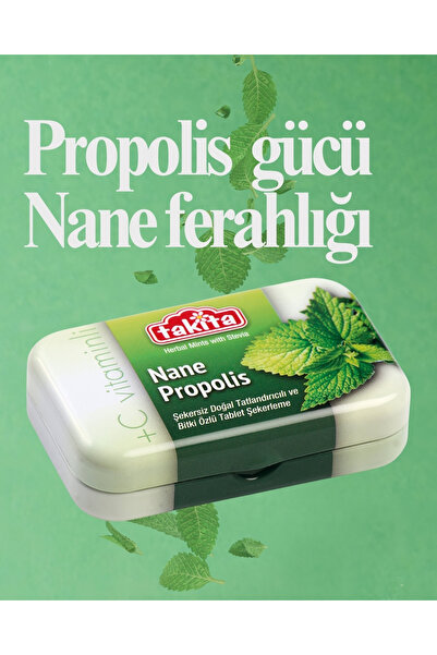 Takita Nane&propolis Özlü Şekersiz Tablet Şekerleme