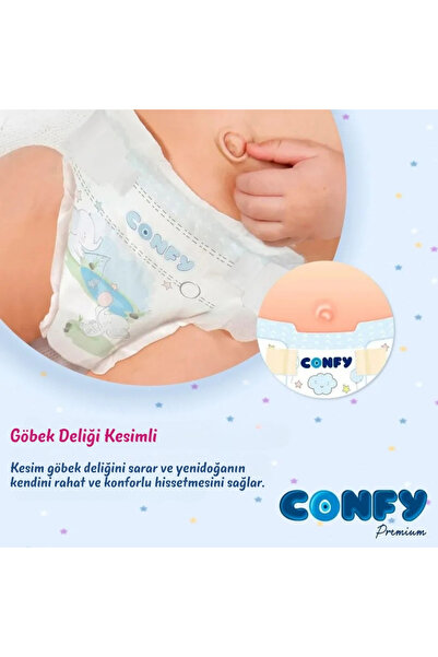 Confy Premium 2 Numara Bebek Bezi Mini 3 - 6 Kg 198 Adet