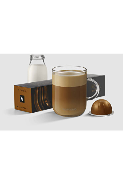 Nespresso Vertuo Bianco Forte Kapsül Kahve 10lu (Vertuo Makineler için Uyumludur)