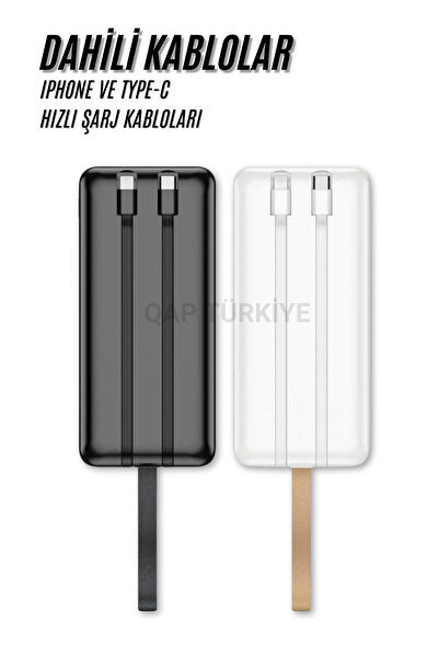 TEKNOHANE 50000 Mah Pd 22,5w 3.0 Qualcomm Hızlı Şarj Power Bank Turbo Hızlı Pd Iphone Xiaomi