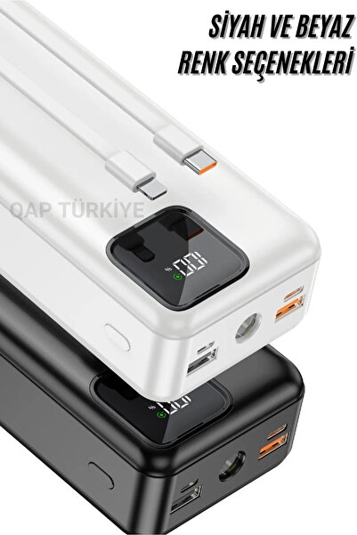 TEKNOHANE 50000 Mah Pd 22,5w 3.0 Qualcomm Hızlı Şarj Power Bank Turbo Hızlı Pd Iphone Xiaomi