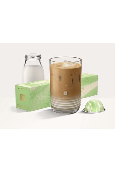 Nespresso Pistachio Vanilla Flavor - Vertuo Capsule Coffee 10Pcs (Suitable for Vertuo Machines)