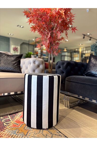 Akse Design Zebra Desen Puf