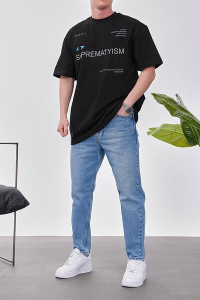NOMARC Μαύρο μπλουζάκι Suprematism