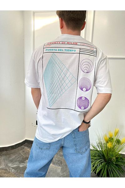 NOMARC Σύμβολο Λευκό Tshirt