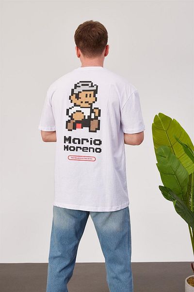 NOMARC Μπλουζάκι Mario White